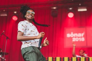 Tota l'empatia de la rapera anglesa Little Simz a la primera jornada del Sónar 2018
